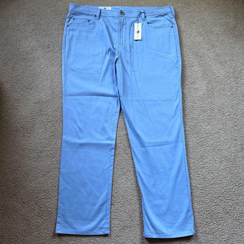 Onward Reserve Flex Five Pocket Stretch Pants Men's 40x30 Blue Golf Prep